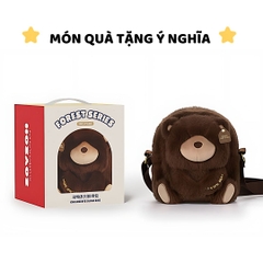 Túi Đeo Chéo Cho Bé Zoyzoii Kids Crossbody Bag B81- Thỏ Hồng