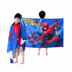 Áo Choàng Tắm Nhanh Khô Trẻ Em Chính Hãng Mesuca Marvel- Spider Man 3+