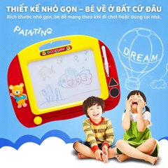 Bảng Vẽ Nam Châm Tự Xóa Cho Bé Goodway Writing Board 3+