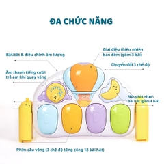 Thảm Đạp Chân Piano Kèm Máy Chiếu Đèn Ngủ 3D Goodway 3m+