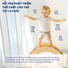 Ván Thăng Bằng Bập Bênh Mideer Rainbow Wooden Climber 18m+