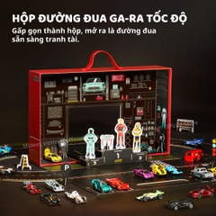 Đồ Chơi Mô Hình Ô Tô Kim Loại Kèm Đường Đua Mideer Speed Garage Track 3+