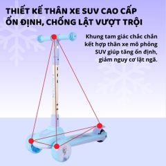 Xe Scooter Gấp Gọn Cho Bé Mesuca Marvel- Spider Man 3+