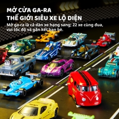 Đồ Chơi Mô Hình Ô Tô Kim Loại Kèm Đường Đua Mideer Speed Garage Track 3+