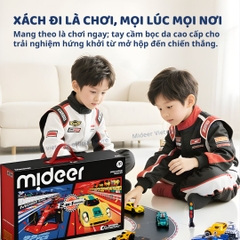 Đồ Chơi Mô Hình Ô Tô Kim Loại Kèm Đường Đua Mideer Speed Garage Track 3+