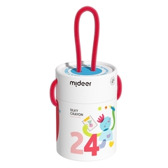 Màu Sáp Lụa Hữu Cơ 24 Màu Mideer Silky Crayons 3+