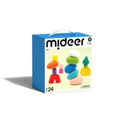 Đất Nặn Tự Khô Mideer Airy Fun Clay 24 Màu 3+