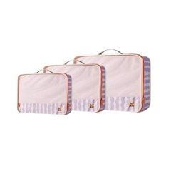 Combo 3 Túi Đựng Đồ Du Lịch Gấp Gọn Hugz- Garden Field