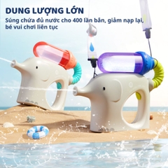 Đồ Chơi Phun Nước Cho Bé Mideer Squirt Elephant Water Gun- Màu Đỏ 3+