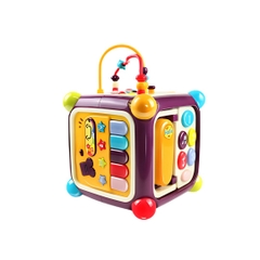 Hộp Bận Rộn Cho Bé Sơ Sinh Goodway Activity Cube- Màu Tím 10m+