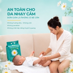Khăn Lau Mặt Dùng Một Lần Cao Cấp 200 Miếng Daizy Daily Facial Towel Viscose- COMBO 2 Gói