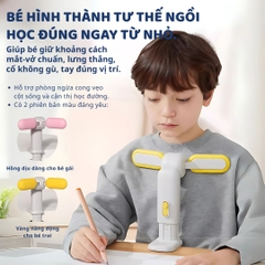 Giá Đỡ Chống Chống Gù Cho Bé Mideer Adjustable Posture Corrector- Bold Pink 6+