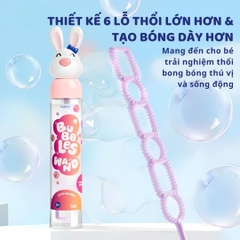 Thổi Bong Bóng Xà Phòng Mideer Bubbles Wand- Cute Bunny 3+