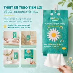 Khăn Lau Mặt Dùng Một Lần Cao Cấp 200 Miếng Daizy Daily Facial Towel Viscose