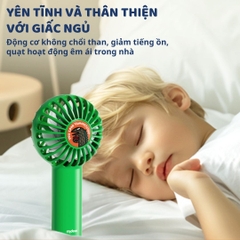 Quạt Tích Điện Cầm Tay Mini Mideer Portable Silence Fan 3+