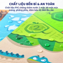 Cờ Búng Xuyên Lỗ Đối Kháng Mideer 10 In 1 Carrom Board Game 3+