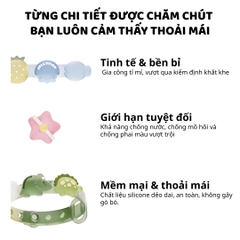 Vòng Đeo Tay Tinh Dầu Đuổi Muỗi Cho Bé Zoyzoii DIY Essential Oil Bracelet E21- Blue