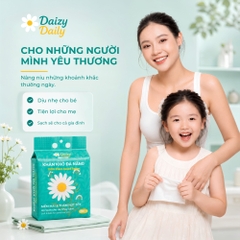 Khăn Lau Mặt Dùng Một Lần Cao Cấp 200 Miếng Daizy Daily Facial Towel Viscose