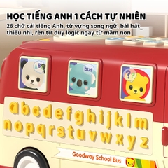 Đồ Chơi Xe Buýt Phát Nhạc Cho Bé Goodway Learning Bus 1+