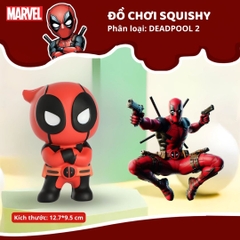Đồ Chơi Squishy Deadpool Cho Bé Chính Hãng Marvel Disney 8+