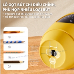 Gọt Bút Chì Điện Tự Động Màu Vàng Mideer Automatic Pencil Sharpener 3+