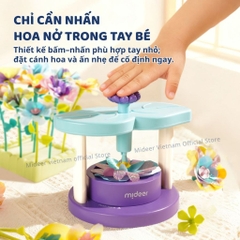 Đồ Chơi Thủ Công Làm Hoa Giấy Mideer Click & Bloom Florist 3+