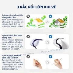 Bút Lông Dầu 2 Đầu Mideer Dual Tip Permanent Marker 3+