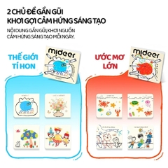 Tranh Tô Sáng Tạo Cho Bé Mideer Imagine & Create Sketchbook – Big Dreams 3+