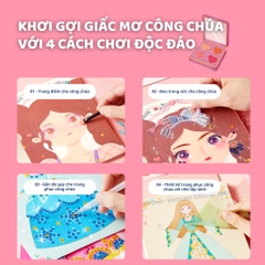 Đồ Chơi Trang Điểm Thiết Kế Thời Trang Cho Bé Gái Mideer 3in1 Princess Fantasy Makeup