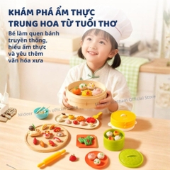 Đồ Chơi Đất Nặn Hữu Cơ Dùng Nhiều Lần Mideer Mellow Dough – Chinese Treats House 3+