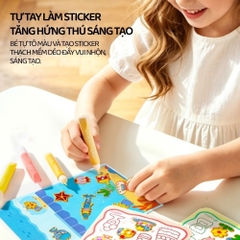 Đồ Chơi Tự Làm Sticker DIY Sáng Tạo Cho Bé Mideer Jelly Sticker Kit 3+