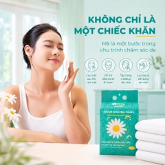 Khăn Lau Mặt Dùng Một Lần Cao Cấp 200 Miếng Daizy Daily Facial Towel Viscose