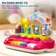 Đàn Piano Điện Tử Có Hiệu Ứng Động Vật Nhảy Múa Cho Bé Goodway Piano 18m+