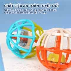 Đồ Chơi Lục Lạc Xúc Xắc Cầm Tay Cho Bé Sơ Sinh Goodway Baby Gym Ball 2m+