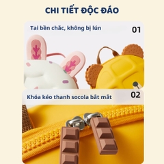 Balo Mầm Non Cho Bé Mideer Sweet Room Kids Backpack- Waffle
