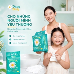 Khăn Lau Mặt Dùng Một Lần Cao Cấp 200 Miếng Daizy Daily Facial Towel Viscose
