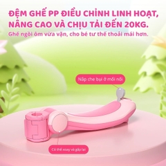 Xe Scooter Gấp Gọn Kèm Ghế Ngồi Và Tay Đẩy 3in1 Mesuca Disney- Stitch 2+
