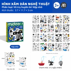Hình Xăm Tạm Thời Cho Bé Mideer Playful Tattoo Stickers Basic Edition 3+