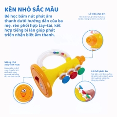 Đồ Chơi Lục Lạc Xúc Xắc Cầm Tay Cho Bé Sơ Sinh Goodway Baby Gym Ball 2m+