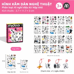 Hình Xăm Tạm Thời Cho Bé Mideer Playful Tattoo Stickers Basic Edition 3+