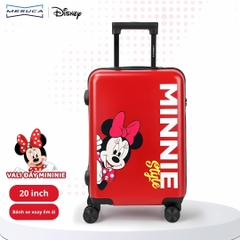 Vali Mickey Cho Bé Du Lịch Chính Hãng Mesuca Disney Minnie Mouse 20 Inches