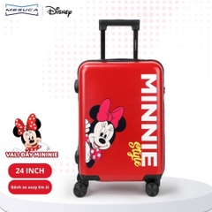 Vali Mickey Cho Bé Du Lịch Chính Hãng Mesuca Disney Minnie Mouse 24 Inches