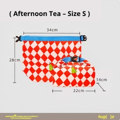 Túi Đựng Cơm Trưa Gấp Gọn Hugz Lunch Bags Size S 34*14*28cm