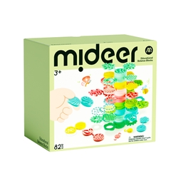 Dồ Chơi Xếp Hình Cân Bằng Khối Hoa Lá Mideer Stackable Blocks - Wisdom Tree 3+