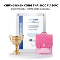 Balo Chống Gù Cho Bé Tiểu Học Zoyzoii Vintage Backpack B33 Quả Cherry