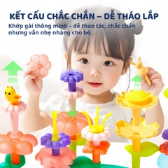 Đồ Chơi Lắp Ráp Bánh Răng Mideer Rotating Garden Puzzle Blocks 3+