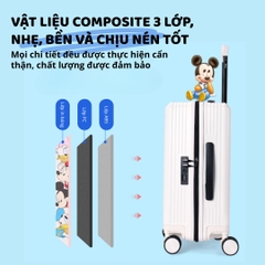 Vali Mickey Cho Bé Du Lịch Chính Hãng Mesuca Disney Minnie Mouse 20 Inches