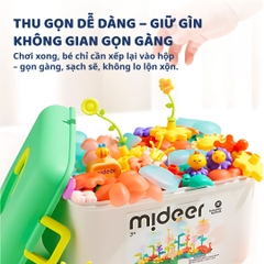 Đồ Chơi Lắp Ráp Bánh Răng Mideer Rotating Garden Puzzle Blocks 3+