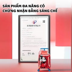 Vali Cao Cấp Cho Bé Kèm Xe Kéo Đa Năng Chính Hãng Mesuca Disney Mickey 20 Inches