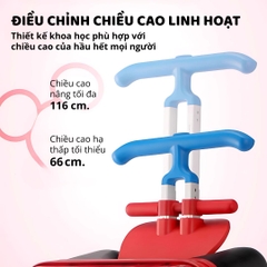 Vali Cao Cấp Cho Bé Kèm Xe Kéo Đa Năng Chính Hãng Mesuca Disney Mickey 20 Inches